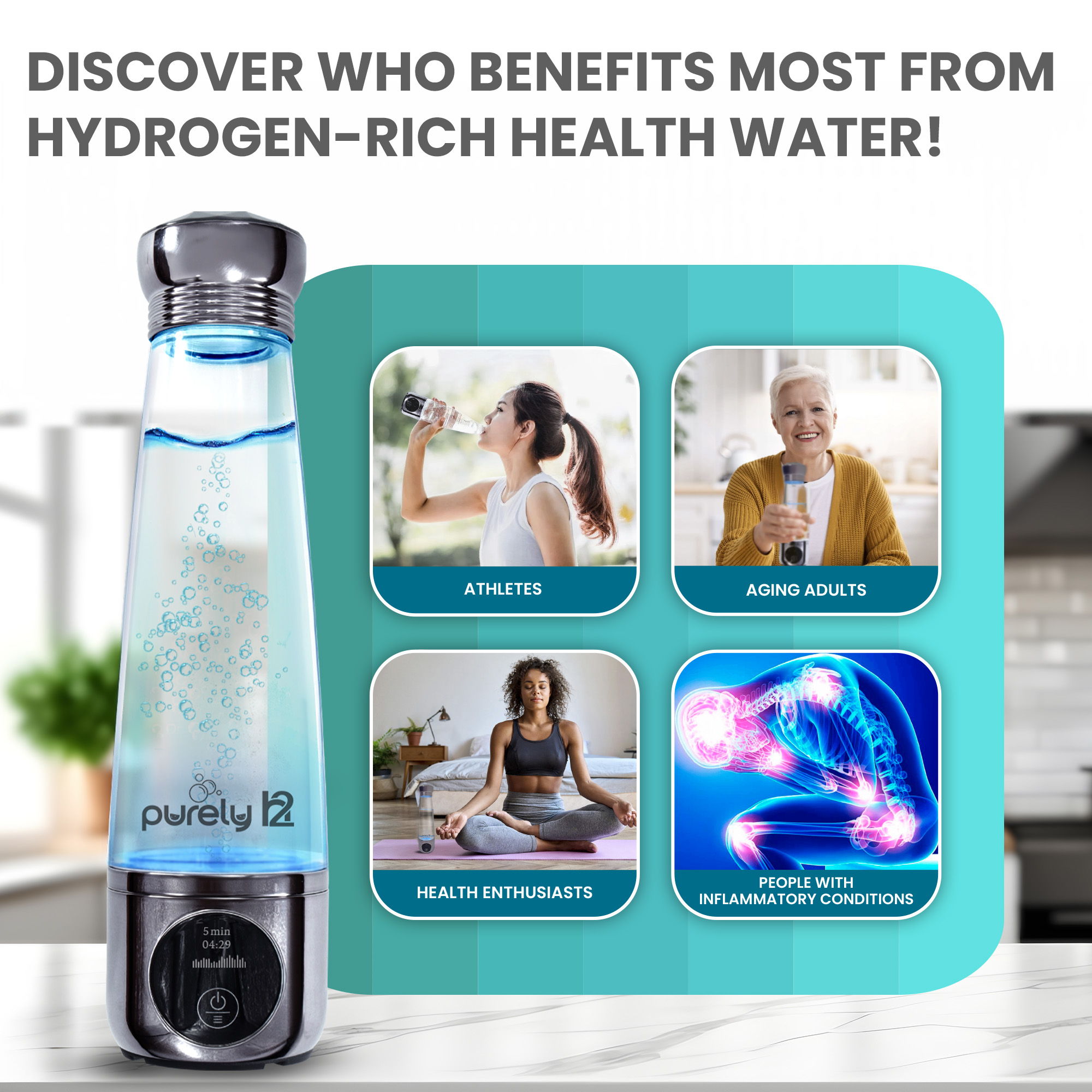 hydrogen water bottle